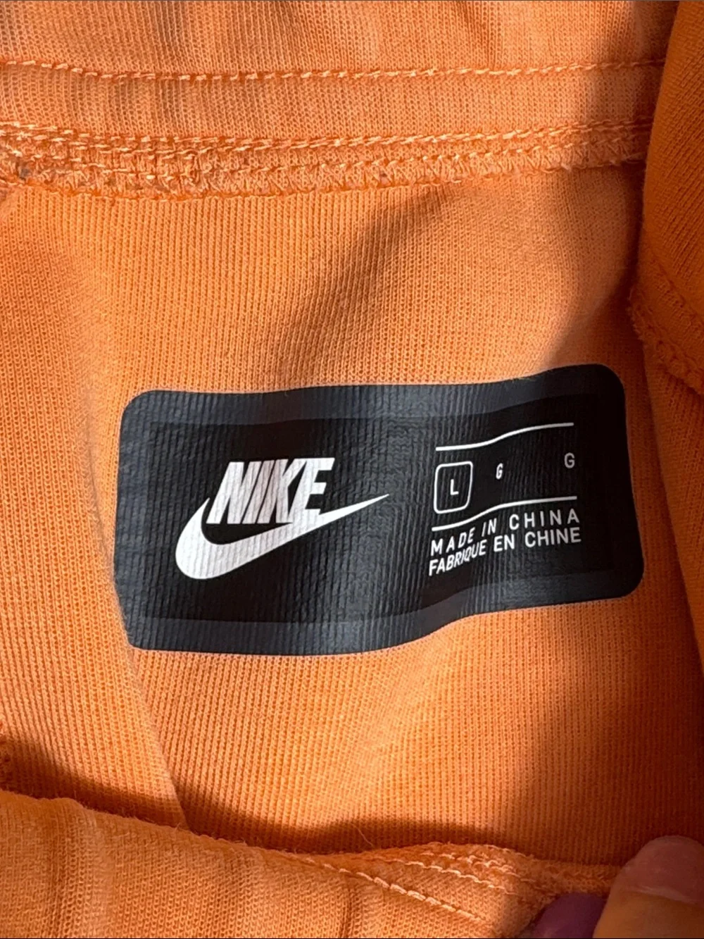 Nike Sportswear Tech Fleece Joggers in ‘orange frost’ Men’s Size Large